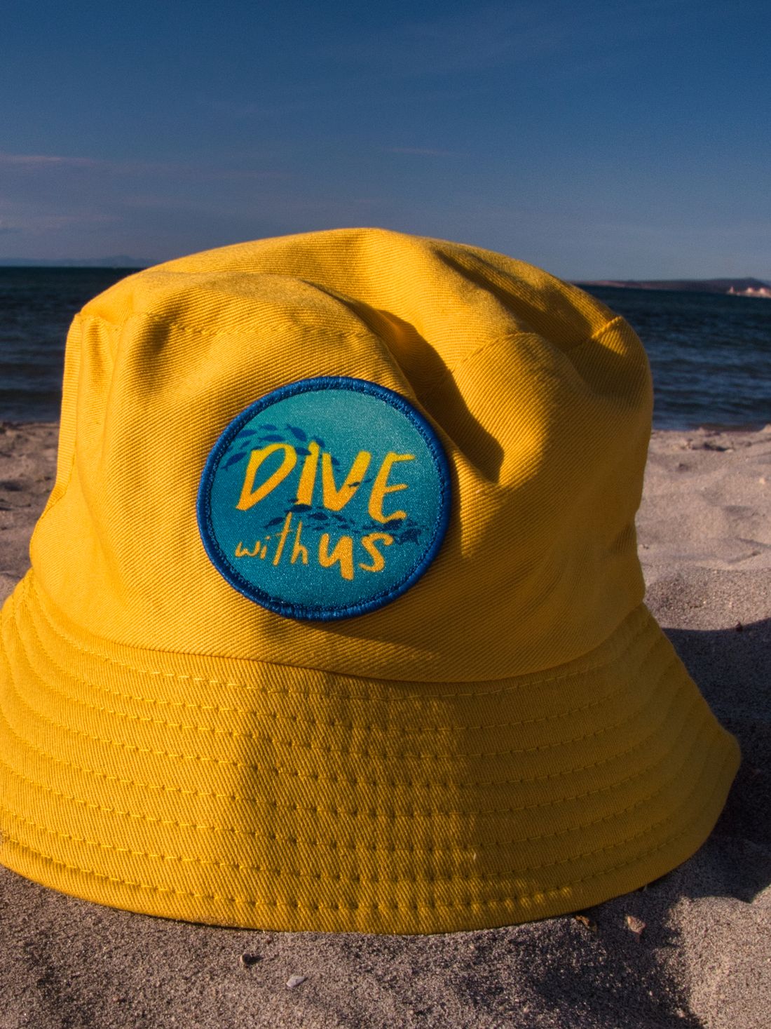 Bob Dive With Us jaune soleil, La Paz Mexique